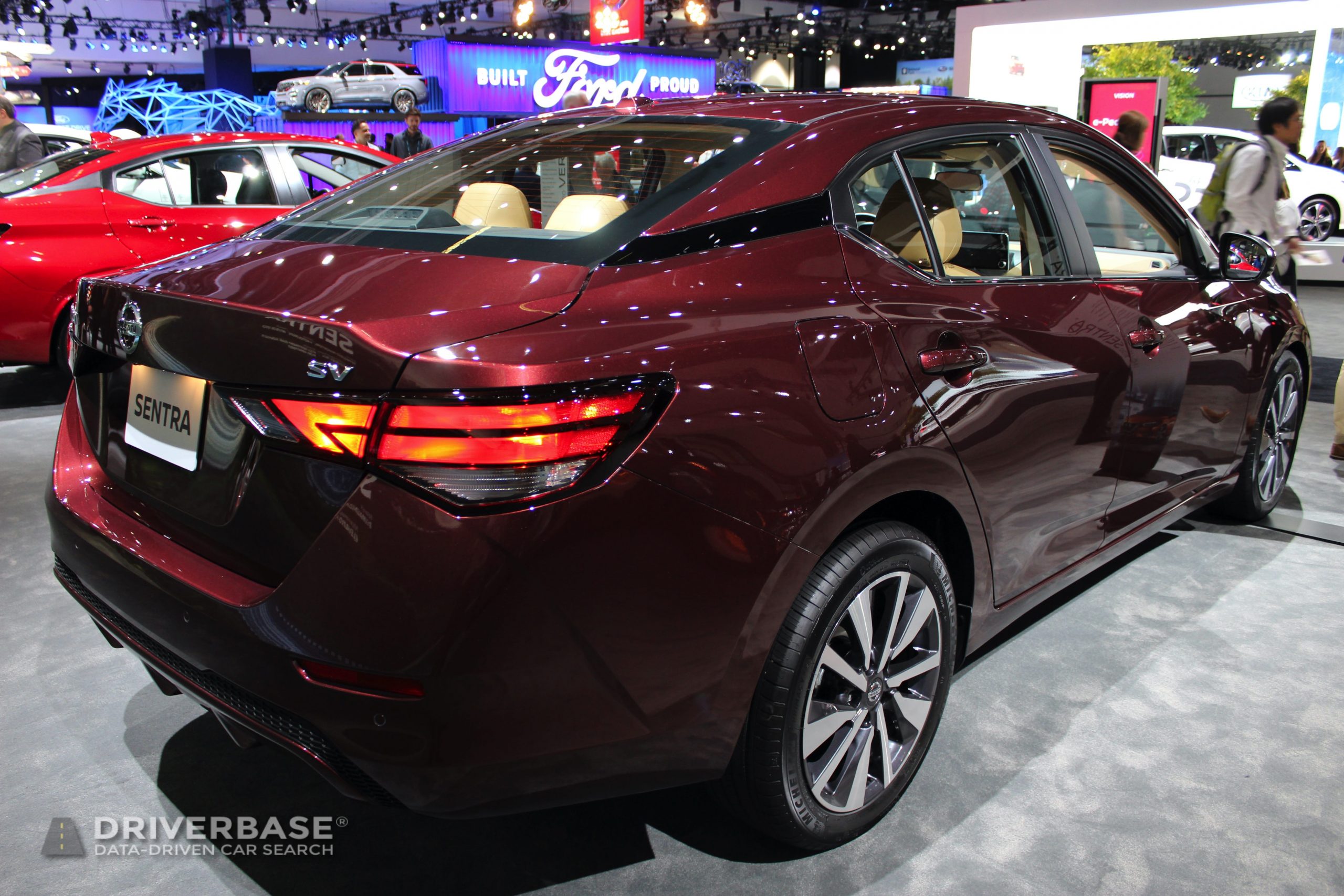2020 Nissan Sentra SV at the 2019 Los Angeles Auto Show