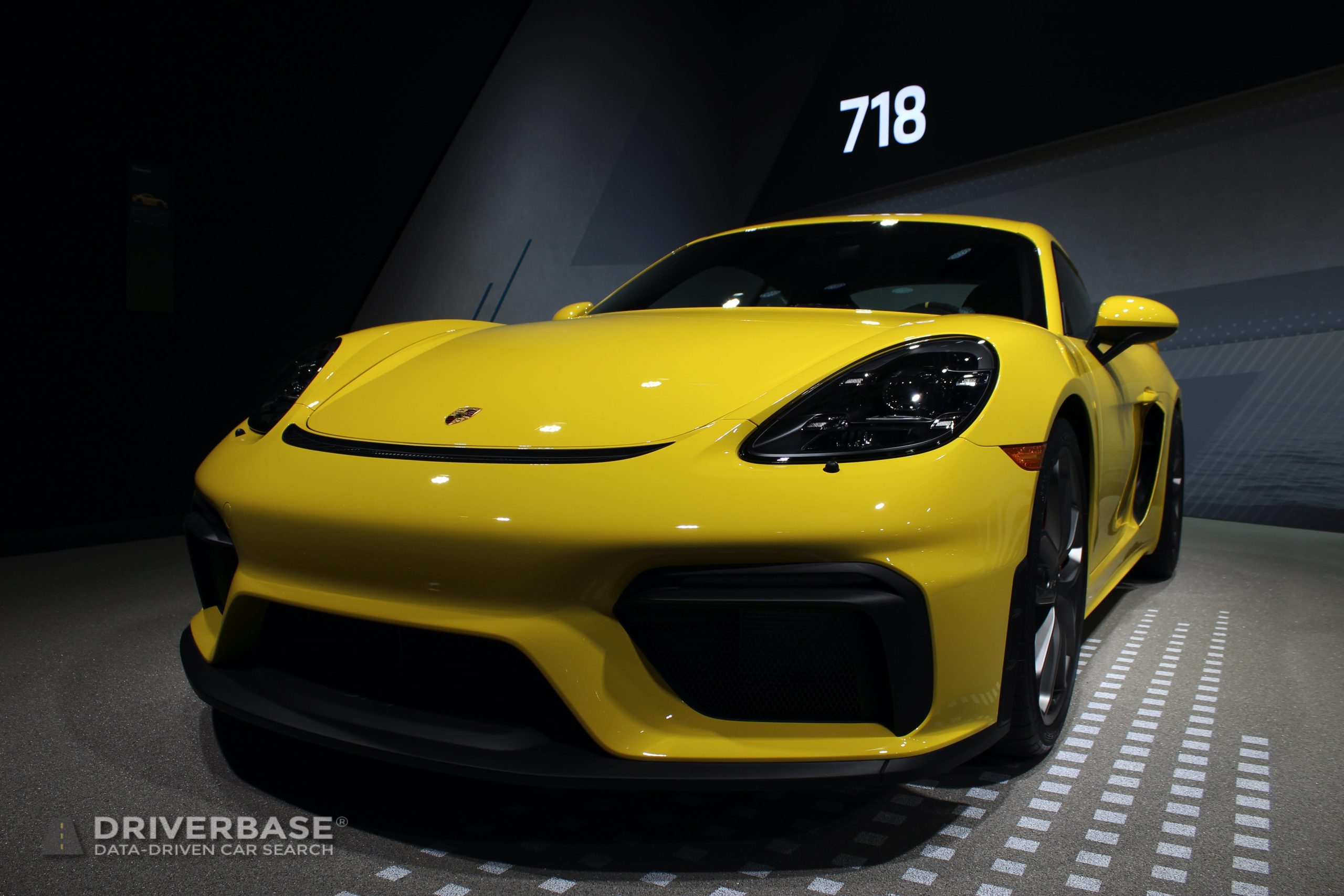 2020 Porsche 718 GT4 at the 2019 Los Angeles Auto Show