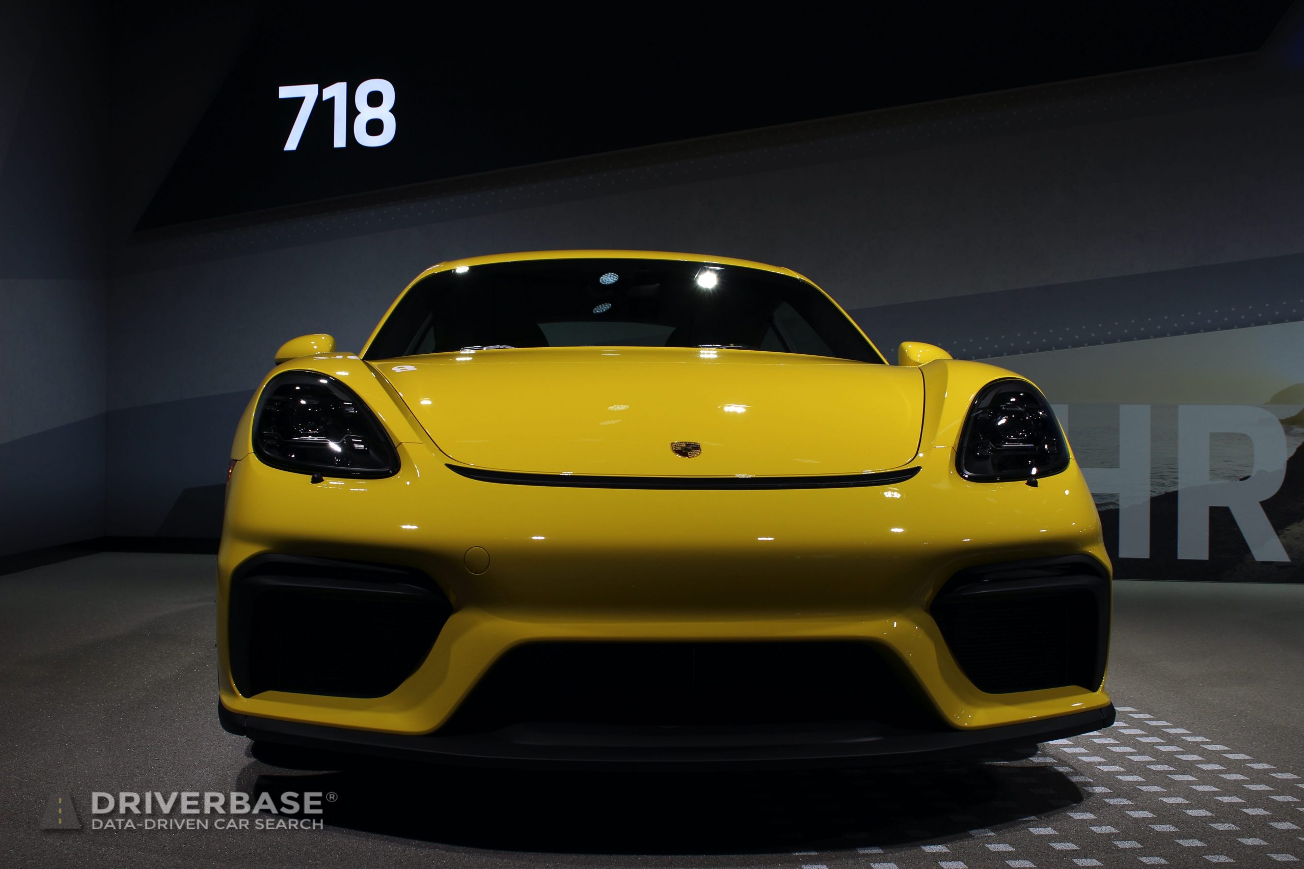 2020 Porsche 718 GT4 at the 2019 Los Angeles Auto Show