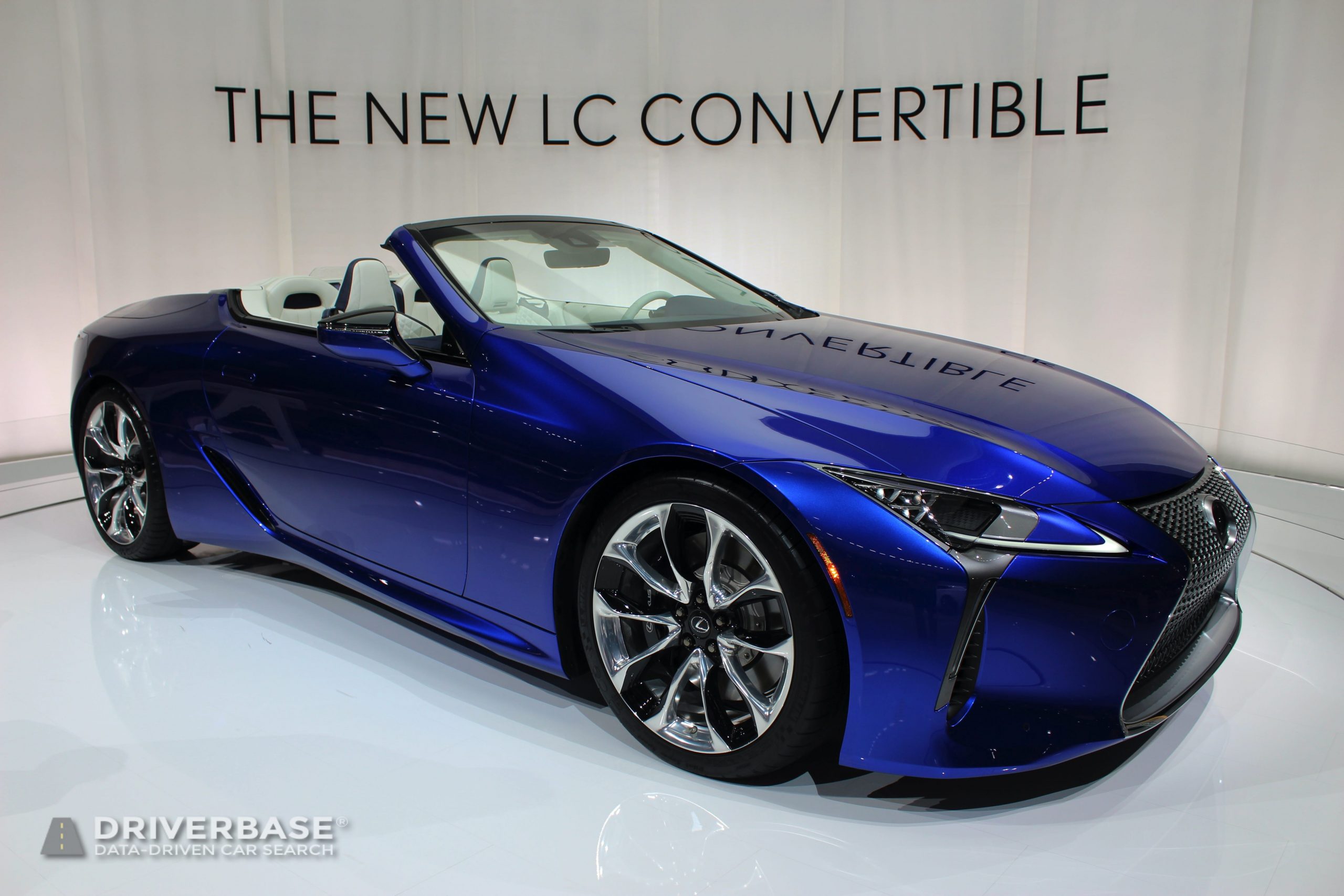 2020 Lexus LC 500 Convertible at the 2019 Los Angeles Auto Show
